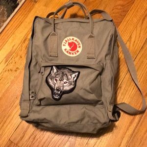 Fjallraven Kanken gray backpack